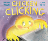Chicken clicking children's book cover