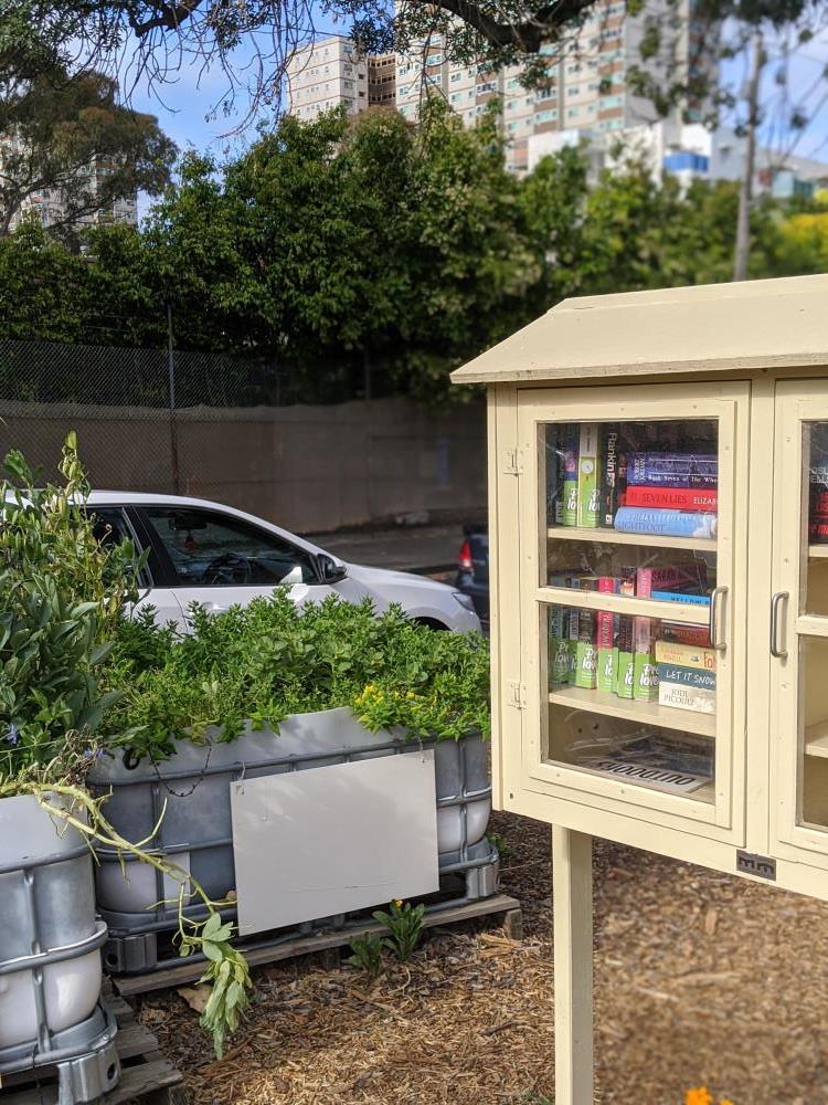 Little Free Library in Condell Garden
